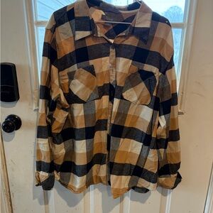 Natural Reflections Multicolor Plaid Shirt